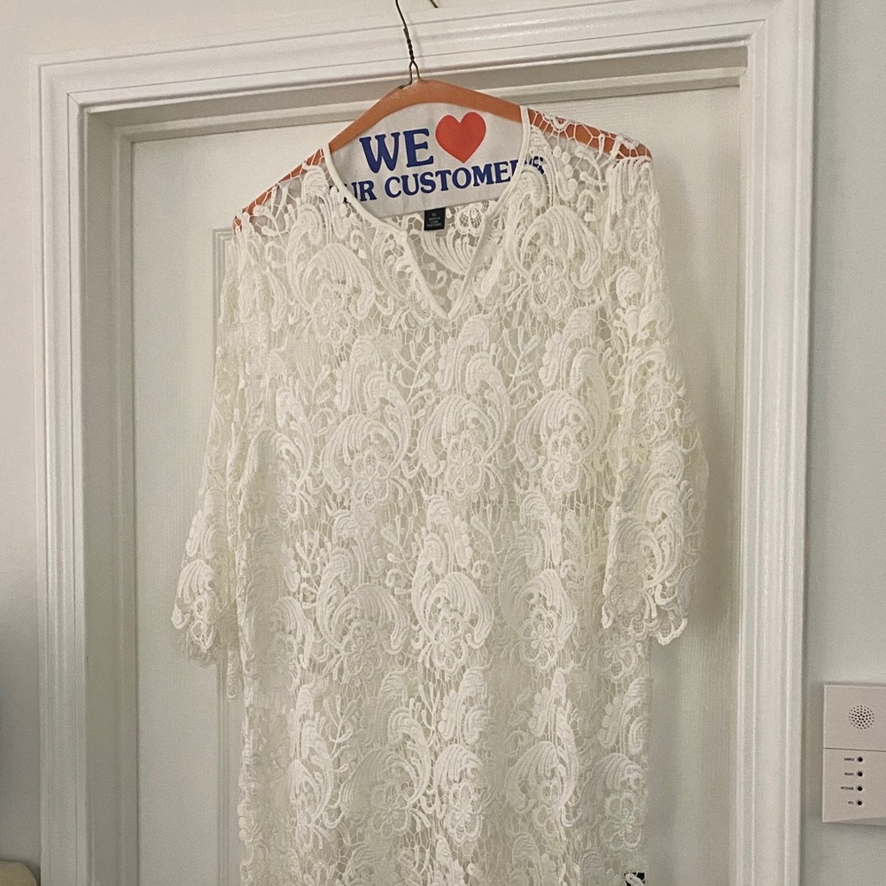 Elegant White Lace Blouse